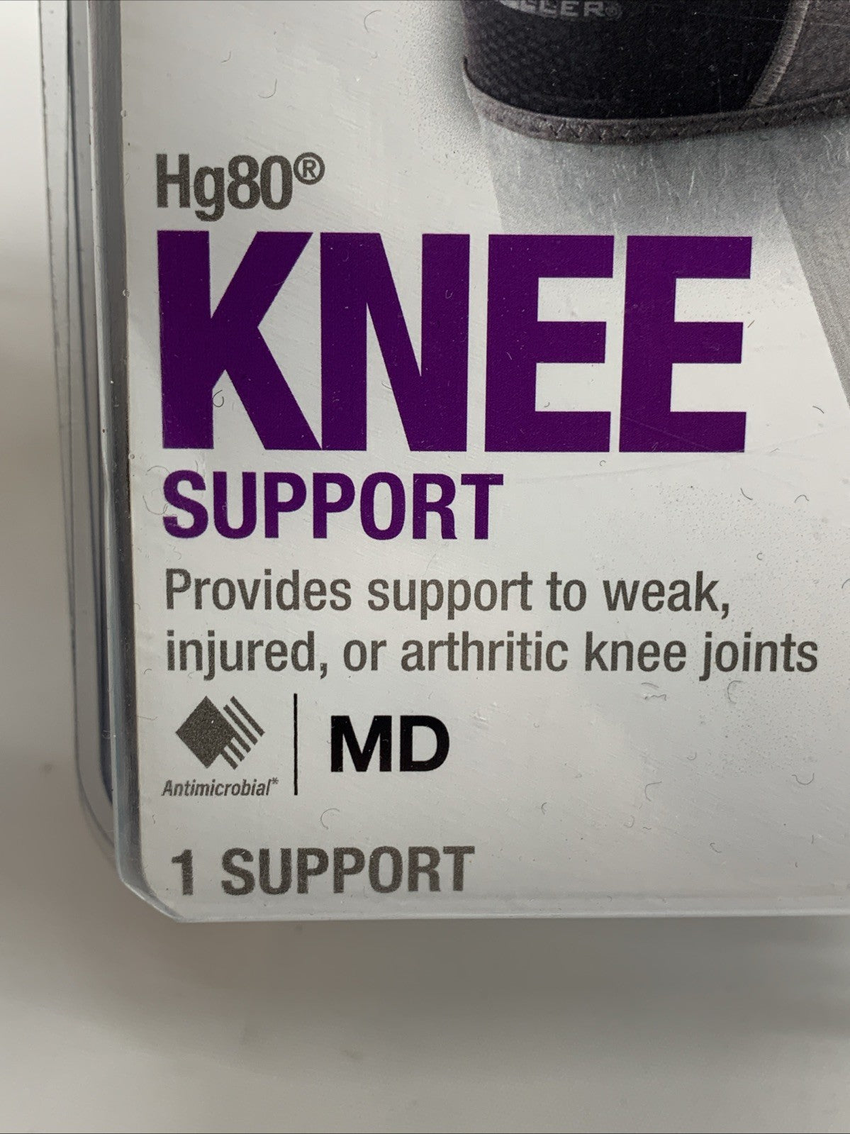Mueller Hg80 Knee Support for Weak Injured Arthritic Knee Joints Medium Black