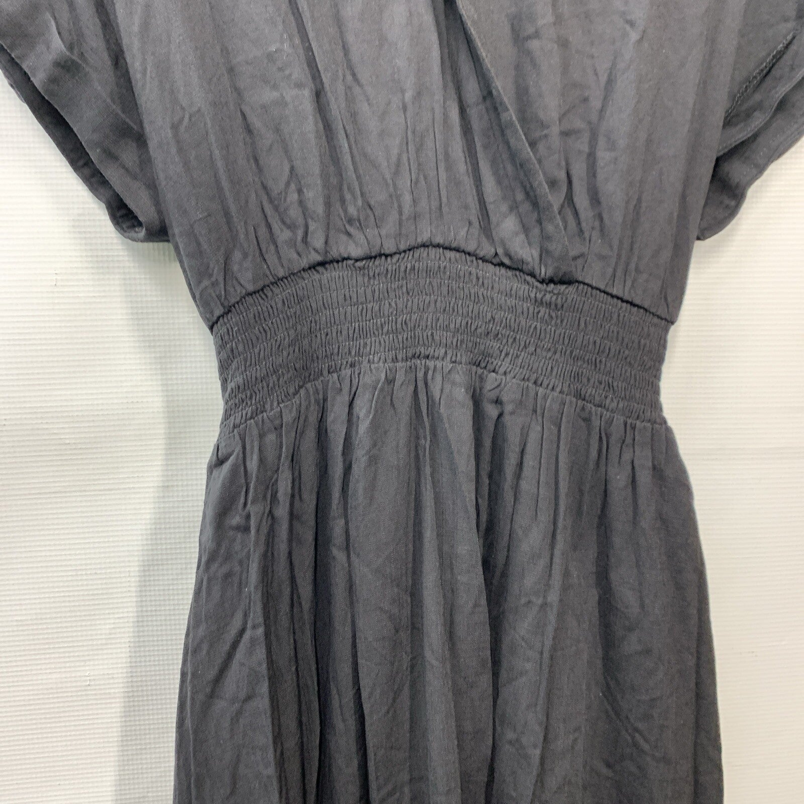 GRACE KARIN Casual Dresses for Women Summer Smocked High Waist With Pockets XL