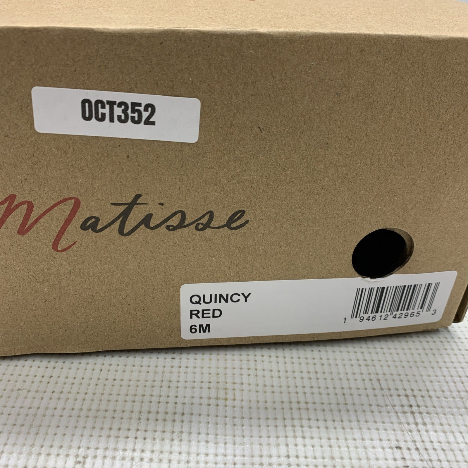 Matisse Quincy Lace-up Shoes Women's Red Sneakers Walking Casual Classic Size 6M