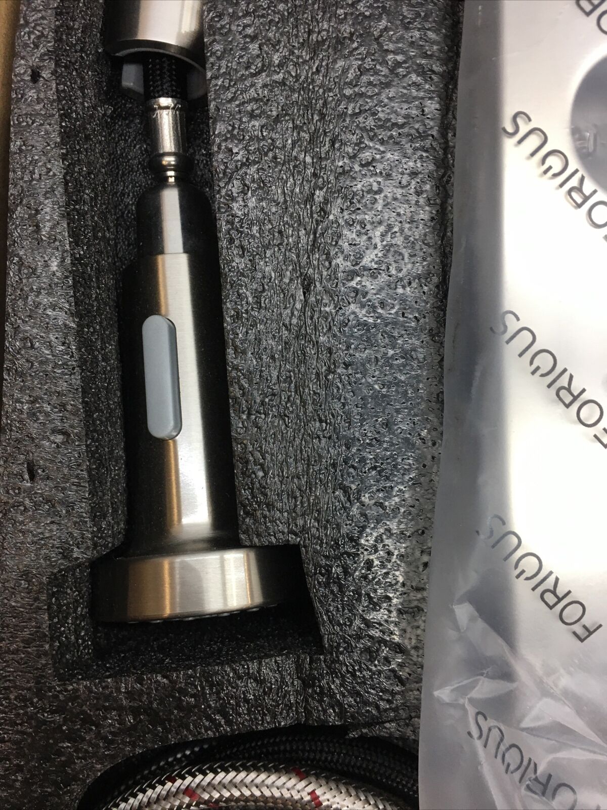 FORIOUS Kitchen Faucet with Pull Down Sprayer Commercial Spring Kitchen Sink