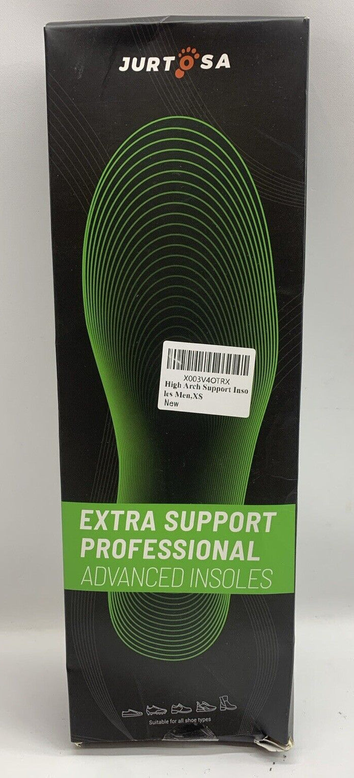 High Arch TPU Extra Support Shock Professional Absorbing Insoles Size W 6-7
