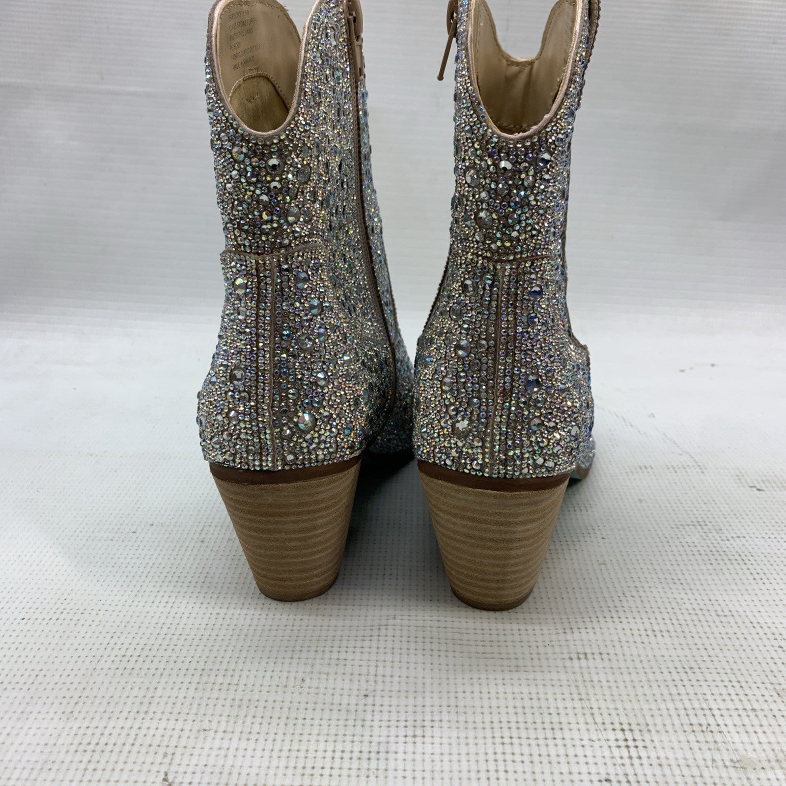 Betsey Johnson Women’s Emory Rhinestone Ankle Side Zipper Bootie SB-DIVA 8.5W