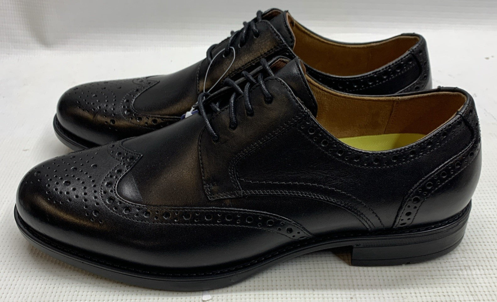 Florsheim Midtown Wingtip Oxford Men's Size 9 Black/Noir Dress Shoes Lace-up