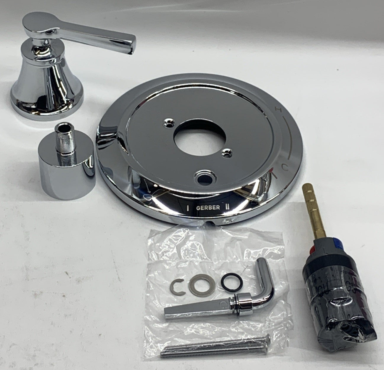Gerber D500479TC Northerly Valve-Only Trim Kit Diverter on Valve 2 Handle Chrome