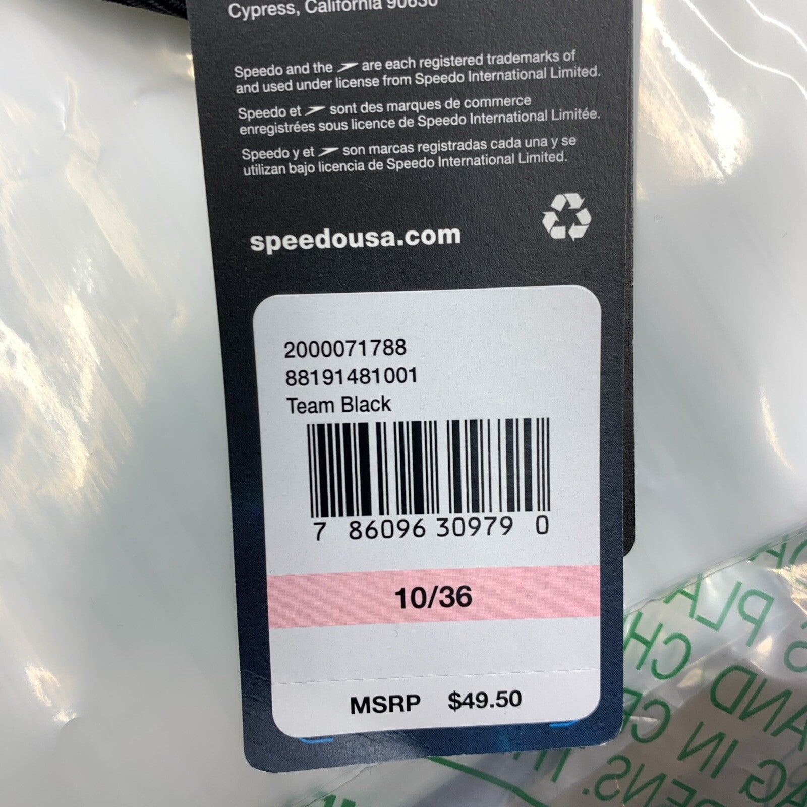 Speedo NWT Women's Swimsuit Athletic One Piece Pro lt Super Pro Black Size 10/36