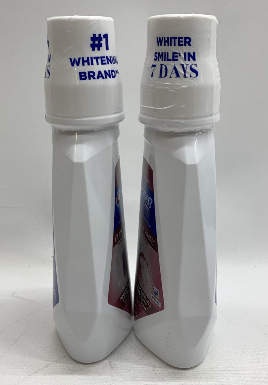 Crest 3D White Multi-Care Whitening Rinse Glamorous White Size 16oz - 2 Pack