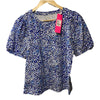 Lilly Pulitzer Women's Rhett Knit Top S Resort White Twisted 008548 Short Sleeve