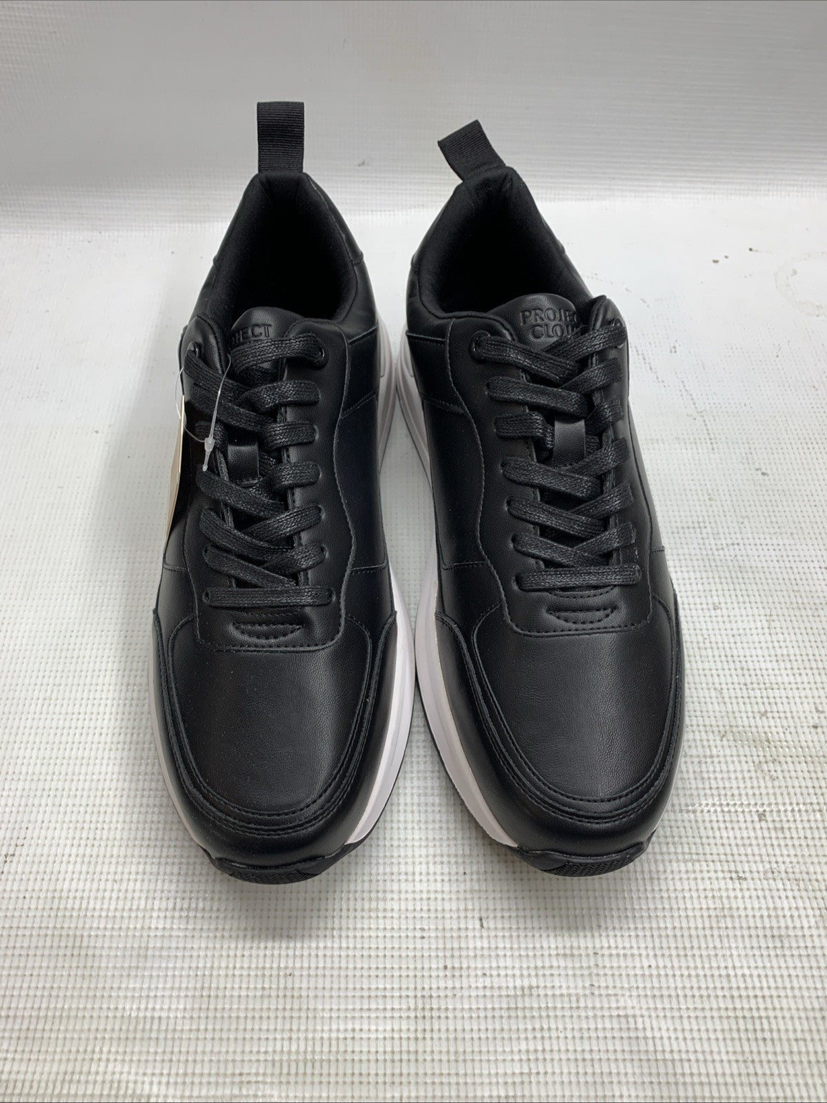 Project Cloud Men Shoe Kurt.A Black/White Size 13 Lace-up Walking Sneaker Casual