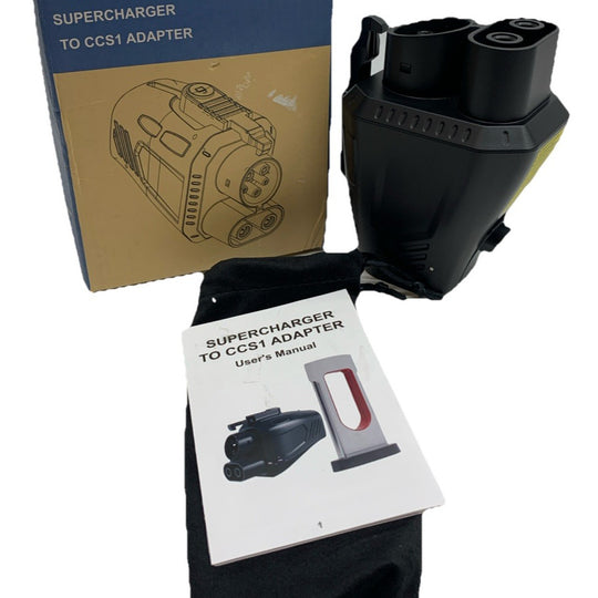 NACS to CCS1 Tesla Supercharger Adapter Fast Charge Ford Rivian GM 500A & 1kV