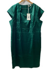 Grace Karin Womens Dress Bodycon Green Cap Sleeve Cocktail Party Casual Size 2XL