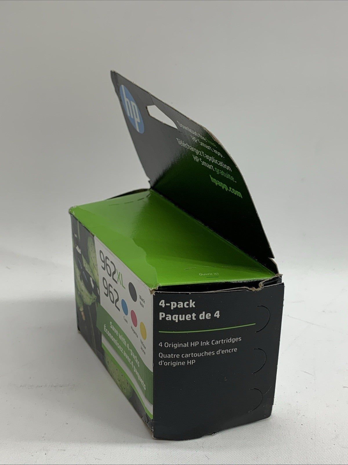 Original HP 962 3JB34AN Cyan Magenta Yellow / 962XL Black Ink Cartridges 4-Pack