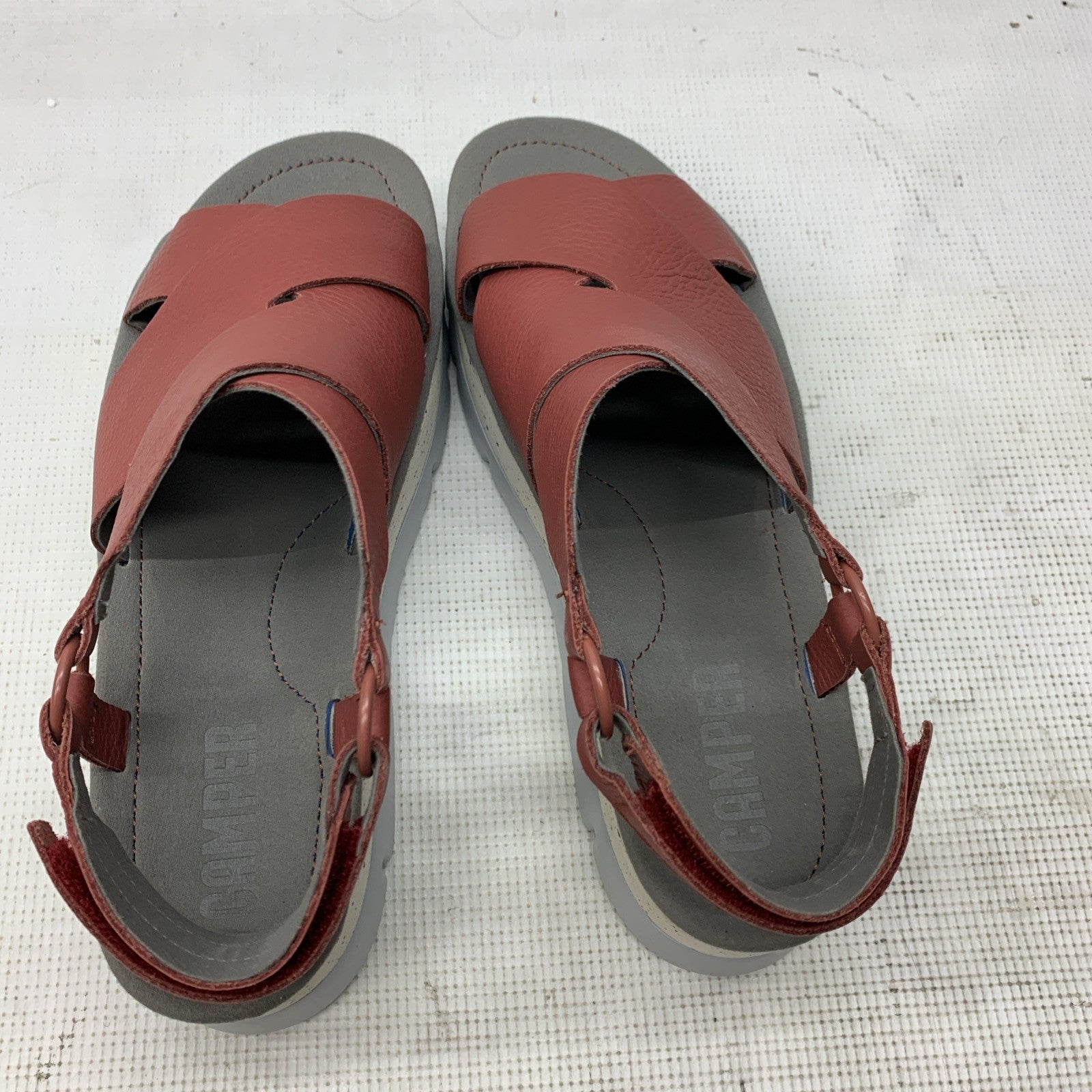 Limited Stock CAMPER Oruga Up Red/ Gray Sandal K201399-007 Men's 9 Women's 11