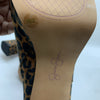 Jessica Simpson Women's Rexura Faux Suede Ankle Booties Leopard Print Size 8M