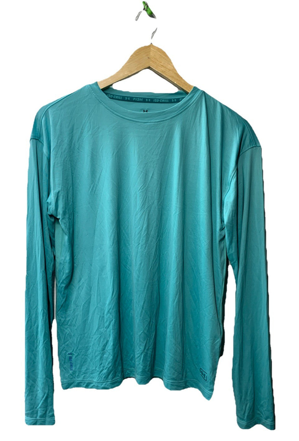 Under Armour Women's Iso-chill Shorebreak Long Sleeve Size M Teal Loose 1385287