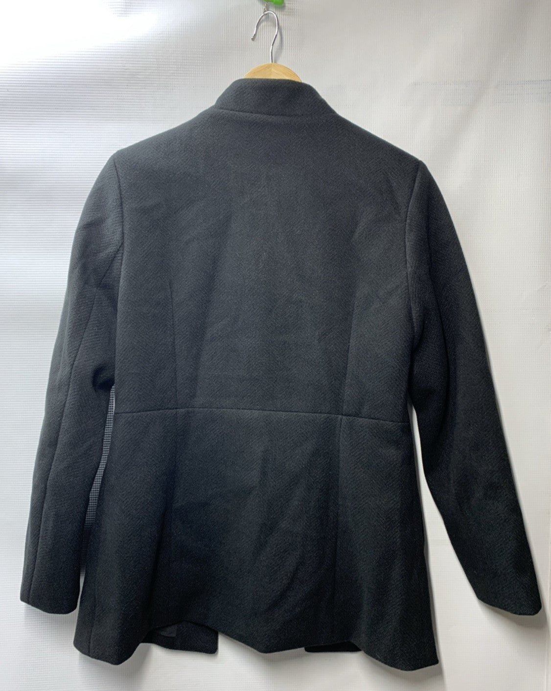 Women's Casual Business Open Front Notch Lapel Blazer Long Sleeve Size S, Black