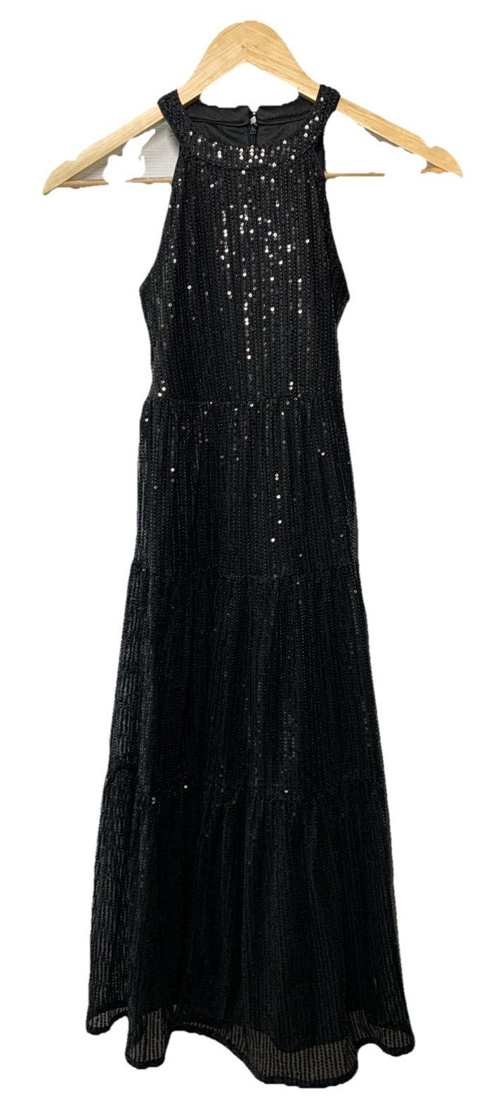 GRACE KARIN Girls Sequin Formal Party Elegant Fancy Girls Maxi Dress Size 10Y