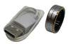 Smart Ring Wearable Fitness Ring Health Tracker Sleep Silver/Gold Border Size 9
