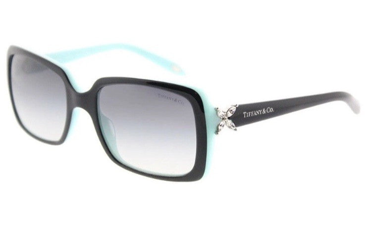 Tiffany & Co. TF 4047B 80553C Top Black on Azure Sunglasses Grey Gradient
