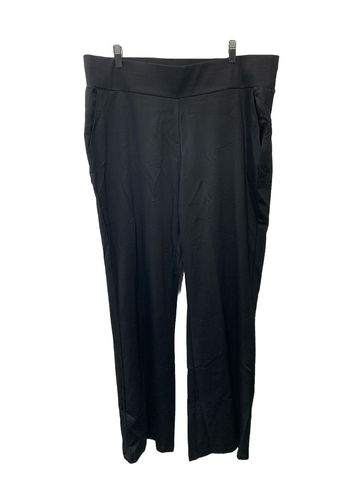 Tapata Women Dress Pants High Waist Stretchy Bootcut Long Pants Size XXL Black