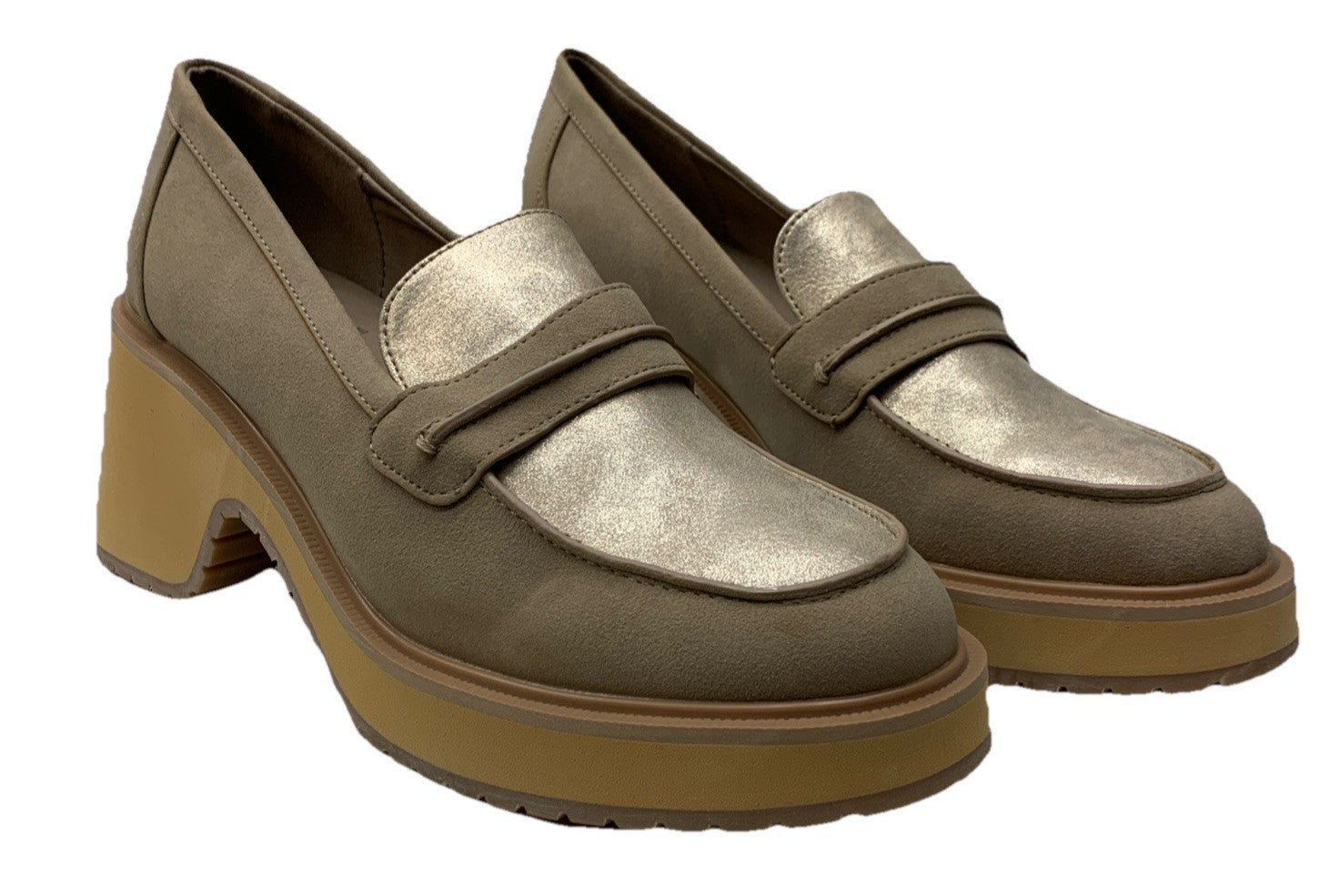 Volatile Jacques Womens Slip On Heeled Loafer Sandal Casual Sand Size 11 Classic