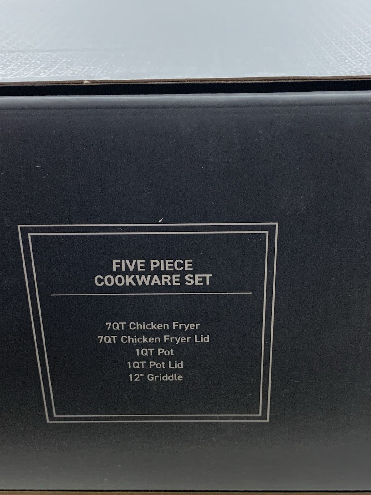 HexClad Hybrid Cookware 5 Pc Frying Pan & Pot Set 12” Griddle w/Lids 7QT, 1QT,