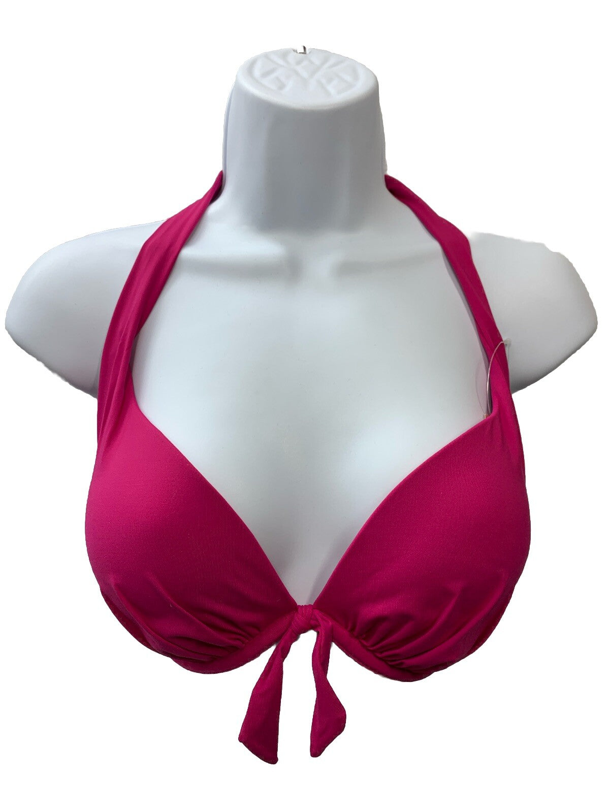 DOBREVA Underwire Push Up Bikini Top Halter Bathing Suit Sexy Swimsuits Sz 34DD