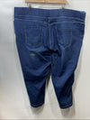 Avenue Size 30 Jeans Denim Skinny Stretch Pull On High Rise Jegging Med Wash