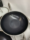 HexClad Hybrid Nonstick 7-Piece Cookware Cooking Pan Set with Lids & Wok - USED