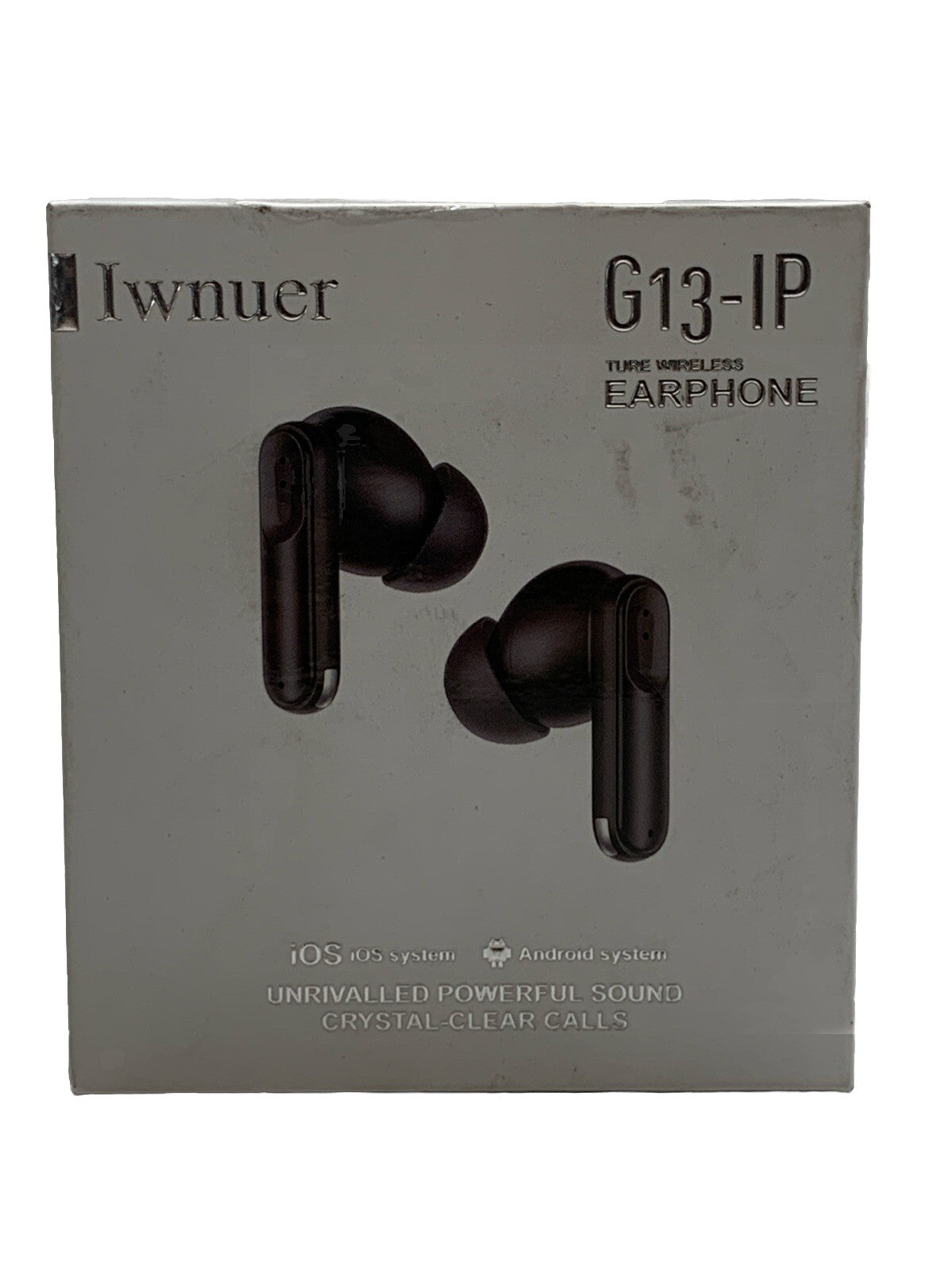 Wireless Earbuds Bluetooth 5.4 Headphones 42H Long Playtime LED Power Black