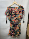 La Blanca Women's Short Sleeve Mini Dress Swimsuit Cover Up S201-0034 Size M