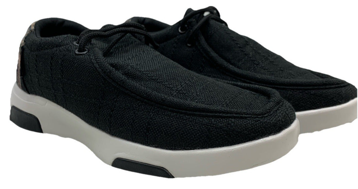 OrthoComfoot Women's Orthopedic Slip-On Lace Loafers Walking Shoes Size 7 Black