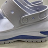 Crocs Classic Mega Crush Platform Sandal White Blue Unisex-Adult Women 9 Men's 7