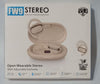 Open-ear Wearable Stereo Wireless Earphone With Adjustable Earhooks FW9 Orange