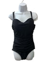 Gottex Sweetheart Cup Sized Tankini Top Swimsuit Tutti Frutti Black Size 14D