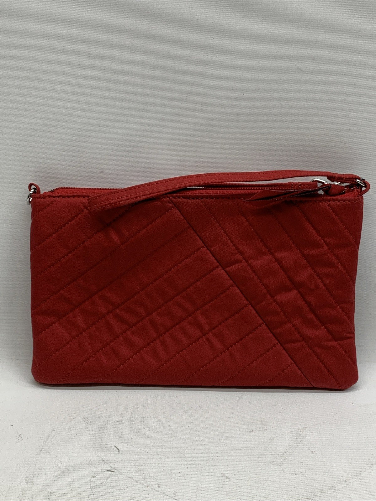 Vera Bradley Women's Outlet Recycled Cotton RFID Convertible Wristlet Bag Red