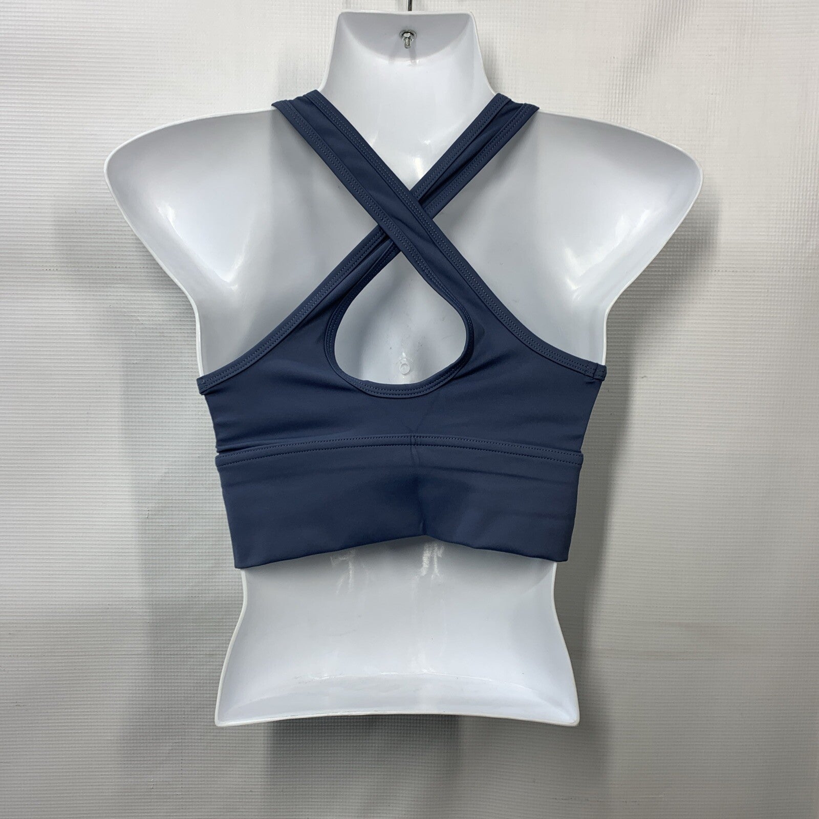 Huit 8 Paris Women's Sports Bra Bien Etre Marine Blue Size XS Wirefree Pull-on