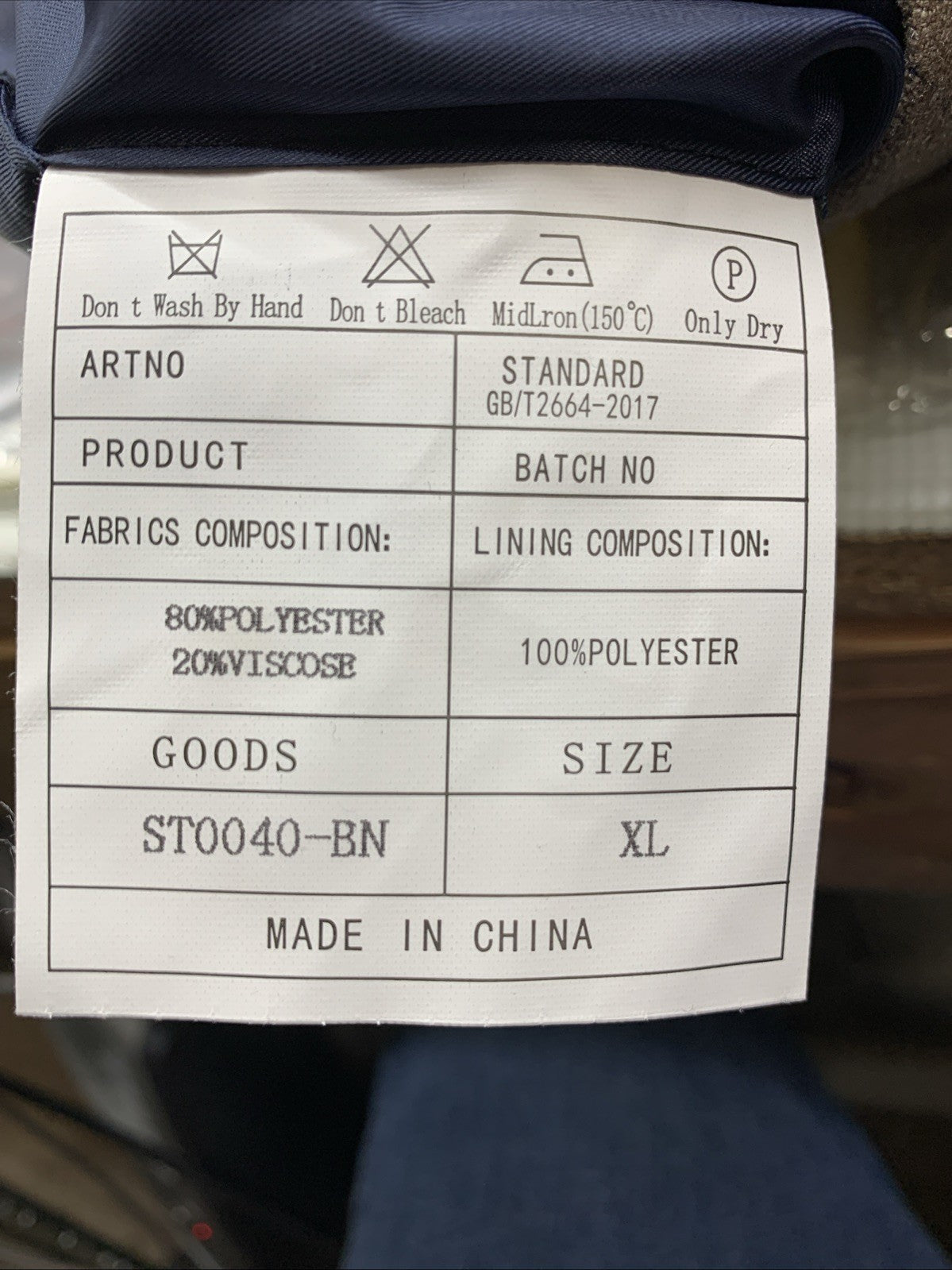 Kudoro Men's Suits Check Plaid Suits Tuxedo Jacket Vest Pants Size XL - 3 Piece