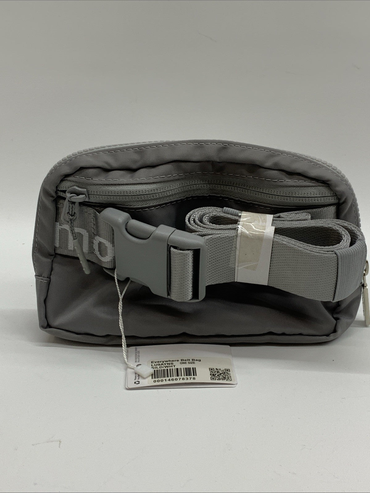 Lulu Everywhere Belt Bag 1L Gray 7.5”x2”x5” for Phone, Wallet, Keys Storage
