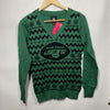 FOCO Women's Size Small New York Jets NFL Team Logo Ugly Holiday V-Neck Sweater
