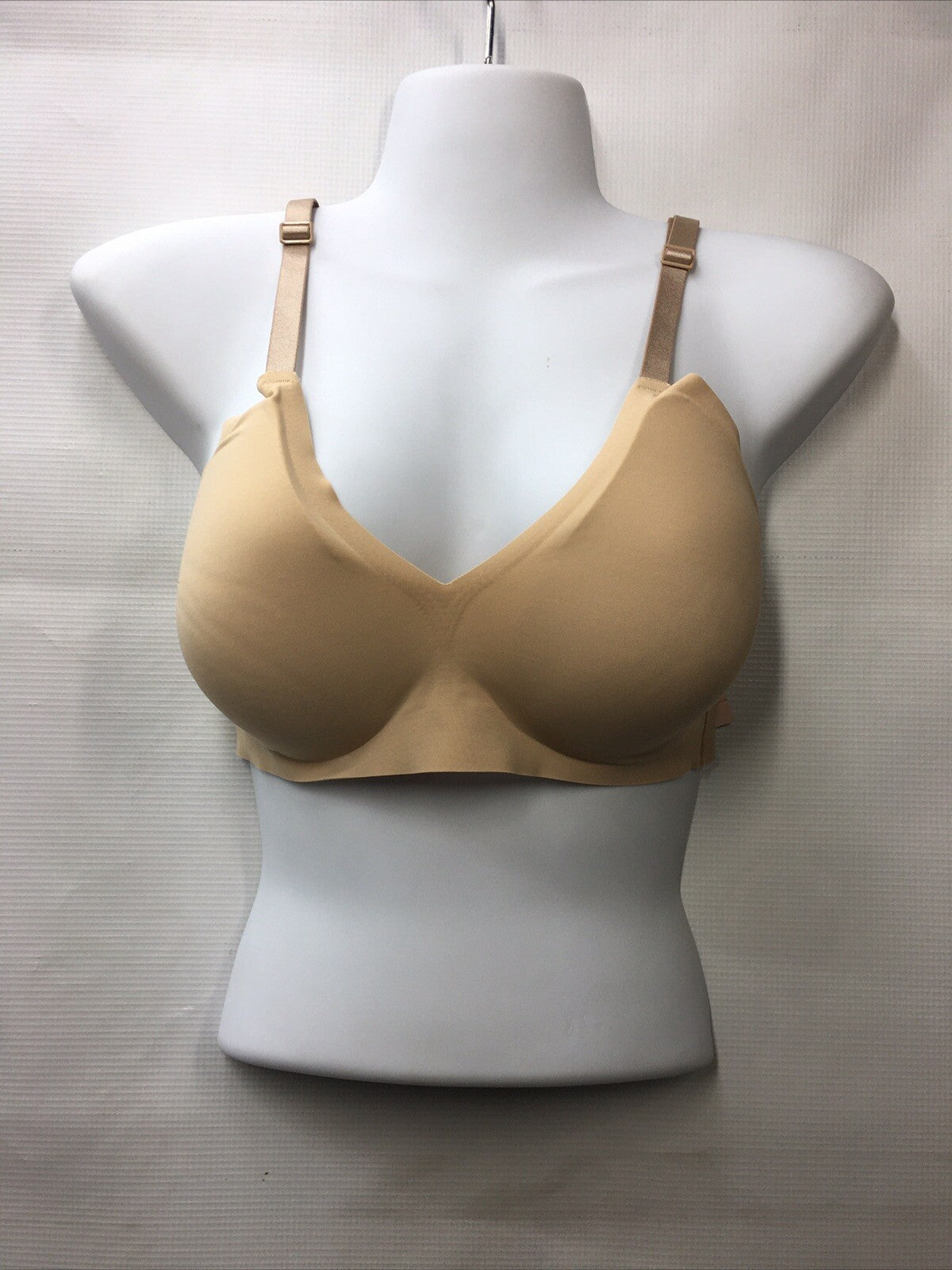 TRUE BODY 14937 Boost Convertible Lace Bra Wireless 14937 Opaque Size L Beige