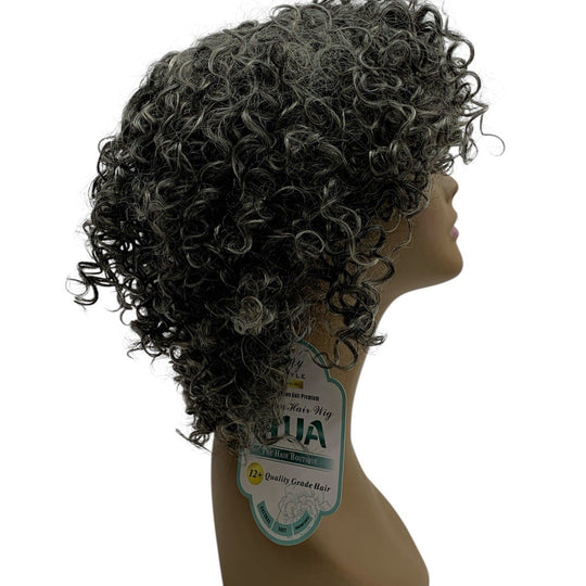 Short Curly Wig Pixie Cut Human Hair Wigs for Women Fashion Wear and Go Non Lace