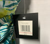 Ellen Tracy One Piece Swimsuit Size 10 Peacock Blue Yellow Over One Shoulder
