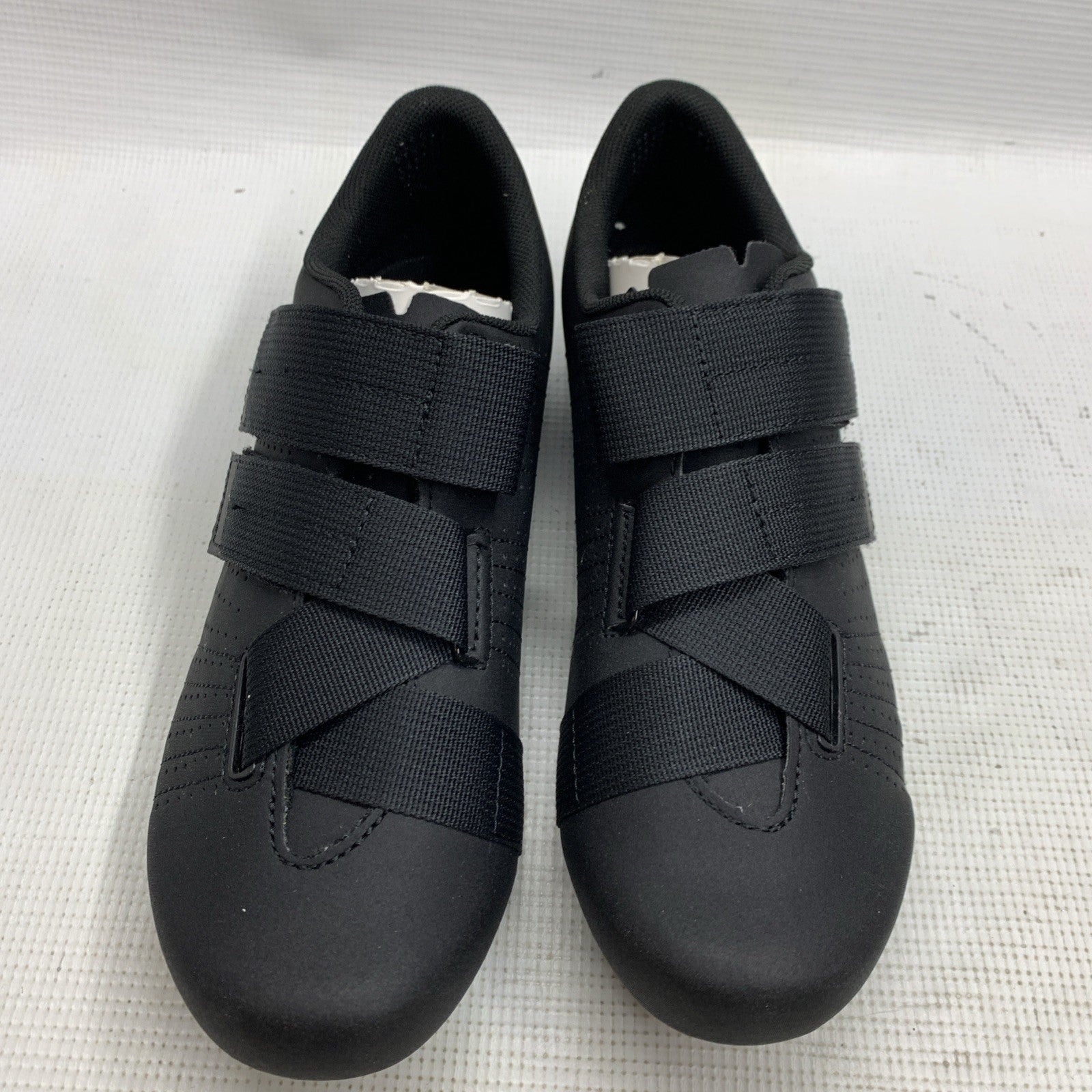 Fi'zi:k Tempo R5 Powerstrap Cycling Shoe Black Size 9.5 Hook & Loop Lightweight