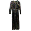 Rachel Zoe Mason Jumpsuit 0 Faux Wrap Metallic Party Wide Leg V-neck Colorful