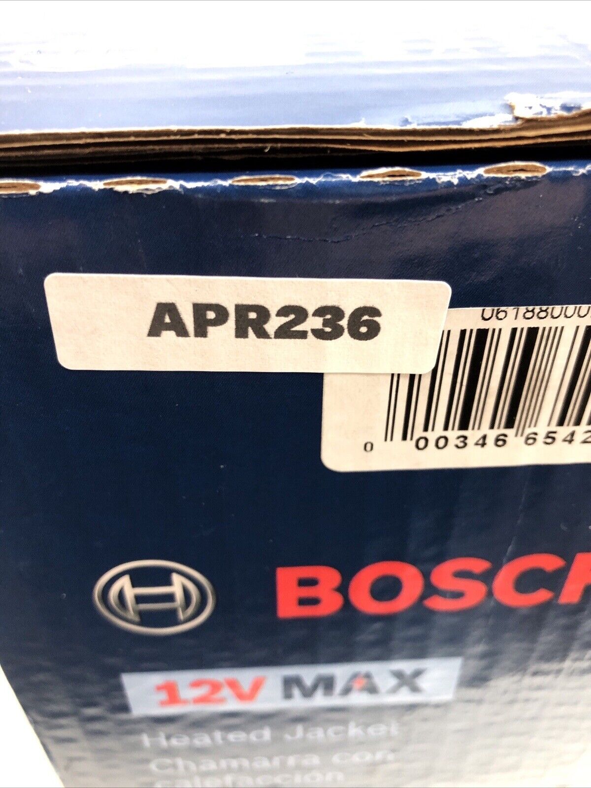 Bosch 12V Max Heated Jacket Battery & Charger GHJ12V-20 Medium Long Sleeve Black