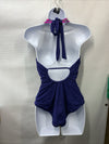 Trina Turk Women's Standard Daintree One Piece Swimsuit, Plunge Neck Size 12