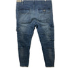 Hudson Men’s Skinny Summer Night Cargo Paint Splat Jeans 36 Long Pants w/Pockets