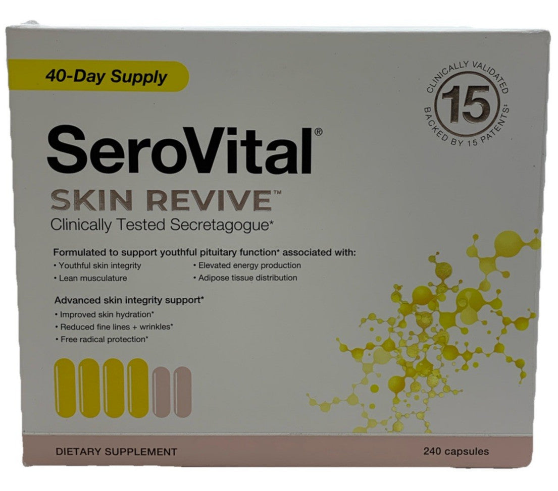 SeroVital Skin Revive 240-count 40 Days Supports Skin Hydration, Energy, Immune