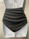 Anne Cole Womens Black Convertible High Waisted Bottoms Size Large Underwear