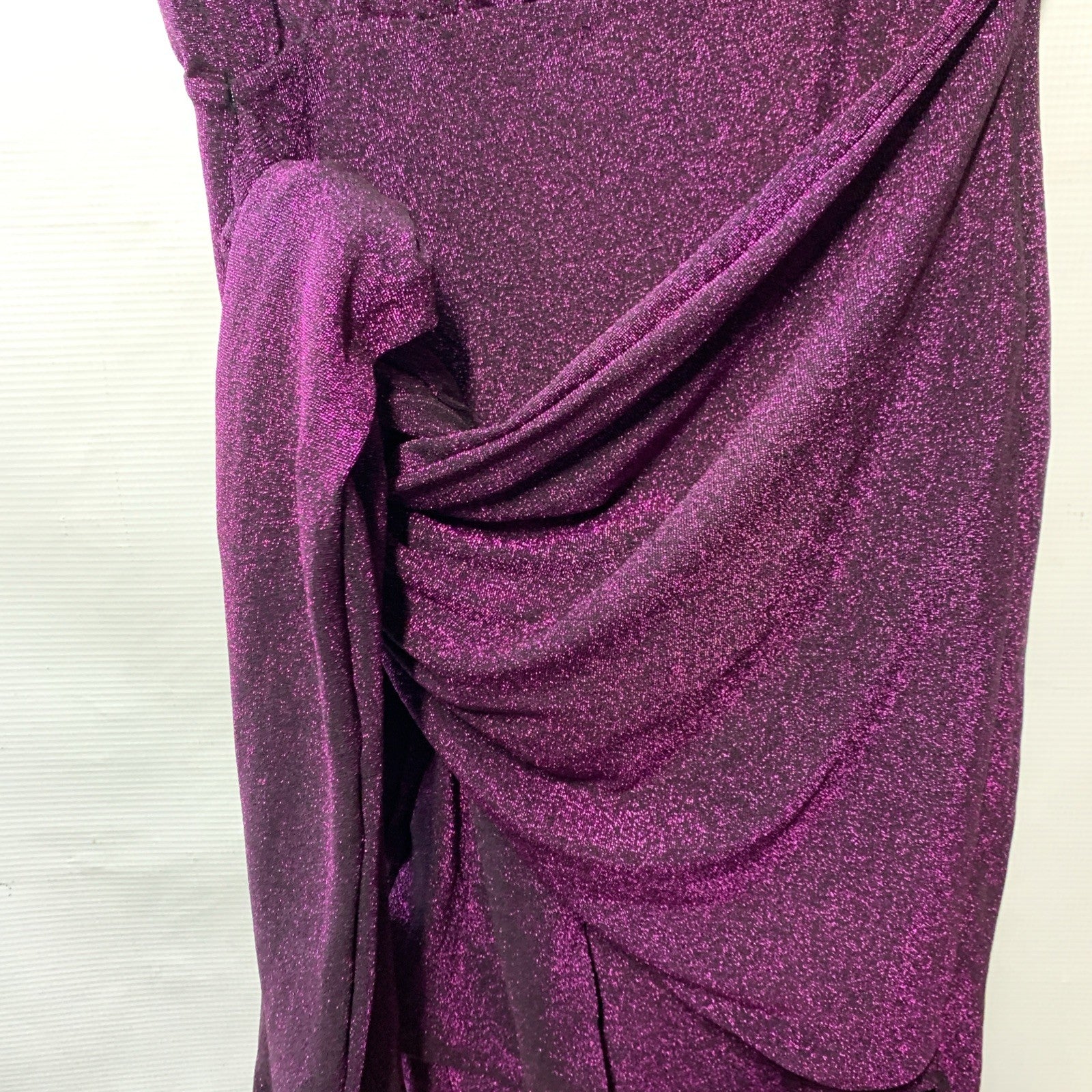 Petal & Pup Women's Santiago Off Shoulder Midi Party Cocktail Dress Small Purple